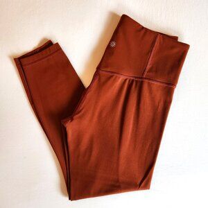 Athleta High Rise Elation 7/8 Leggings Color Ancient Mahogany